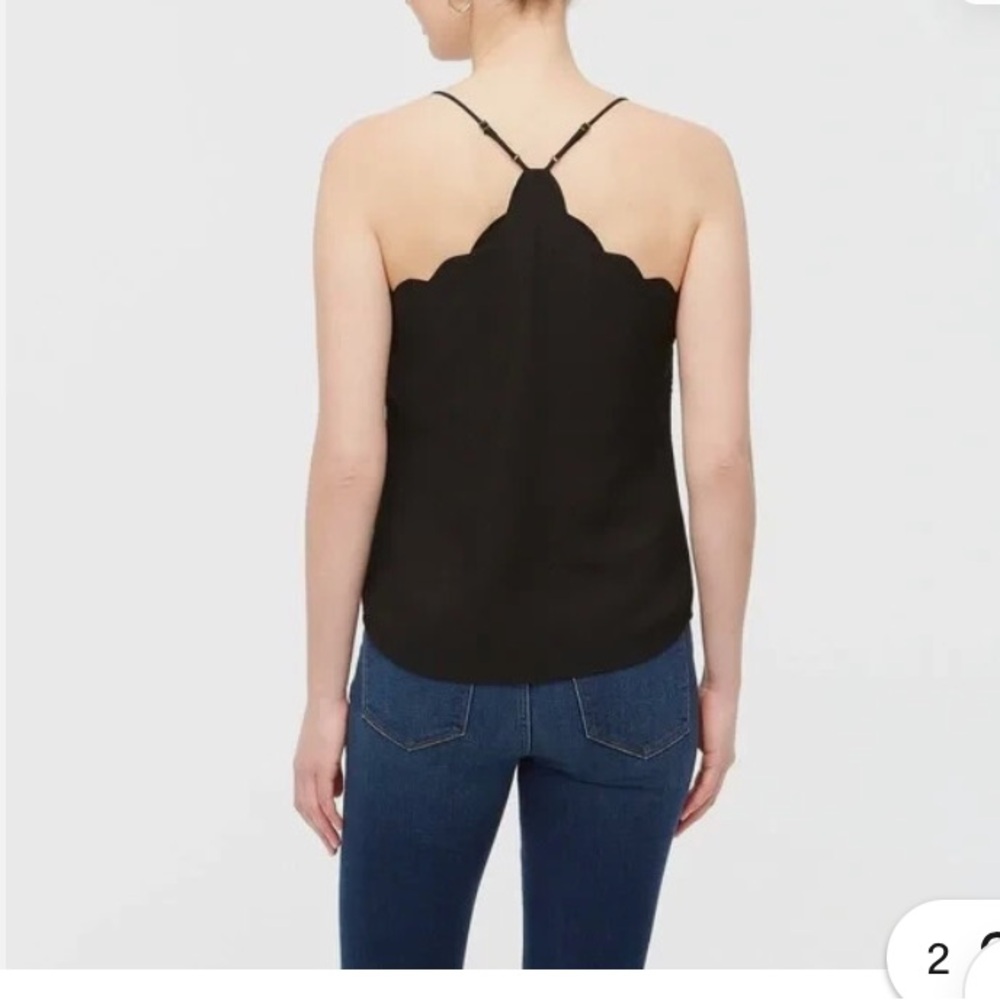 J Crew scallop edged camisole